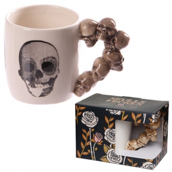 Kaffeebecher Totenkopf Tasse Skull Becher